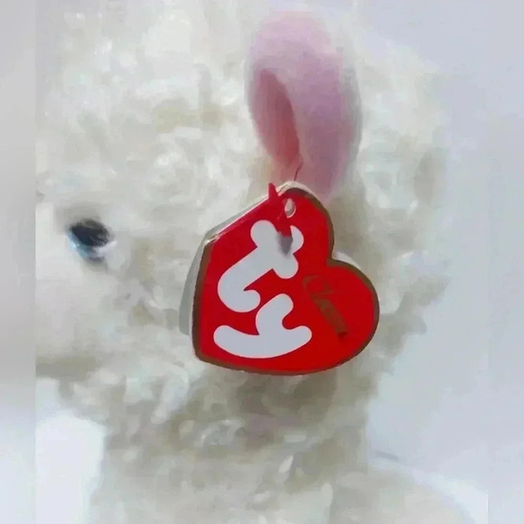 Ty Classic Lily  the Cream Colored Llama 12in Plush Stuffed Animal 2018 Retired - Picture 8 of 10